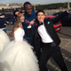 Usain Bolt bride and groom